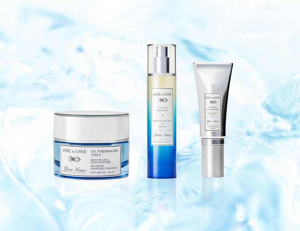 ONE to ONE Beauty チューニングブースター (5,000円)＋ゲル パーソナライザー (30,000円)＋トーンアップ パーソナライザー (12,000円)