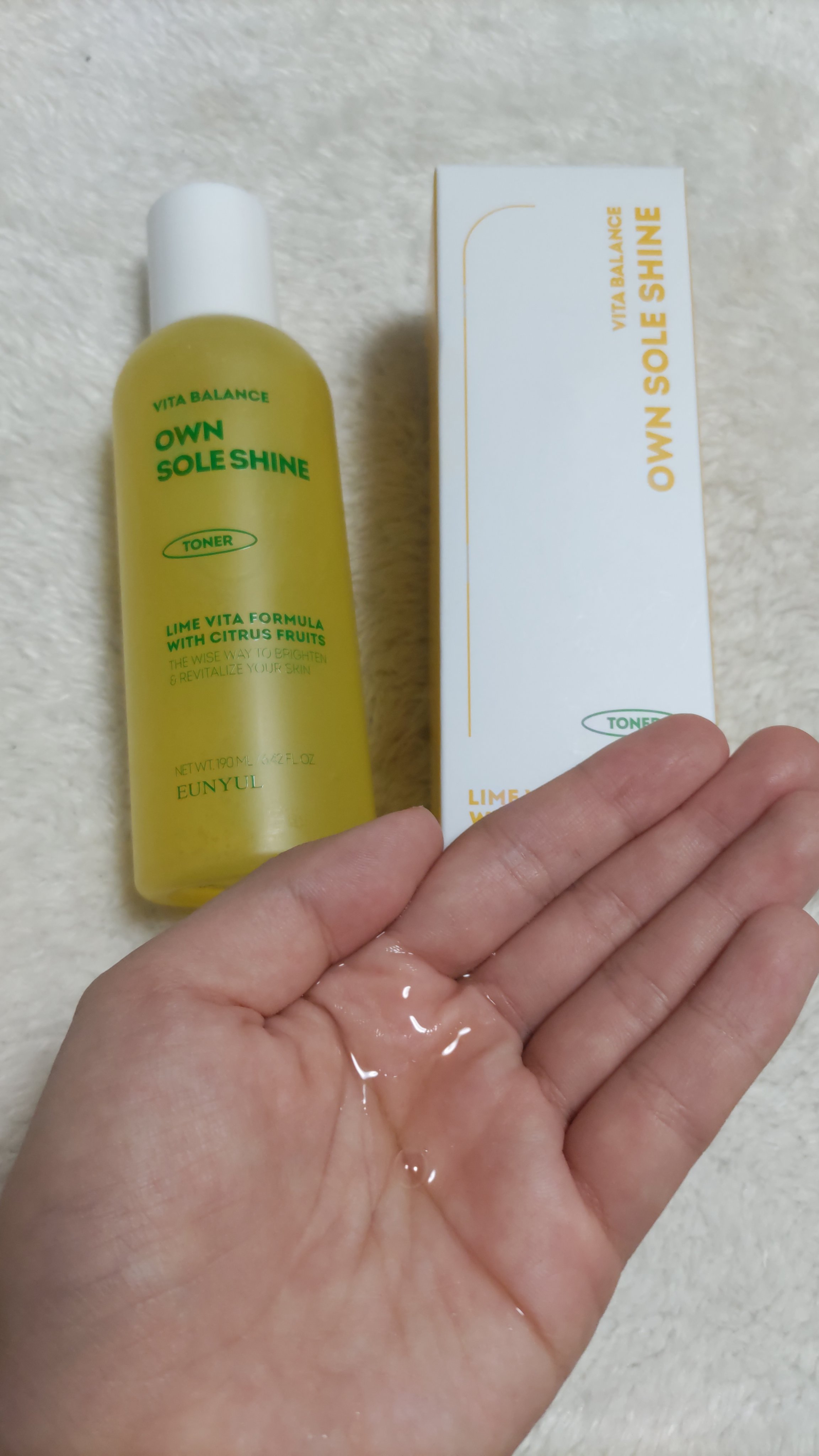 ビタバランスオウンソールシャイントナー/EUNYUL/化粧水を使ったクチコミ（2枚目）