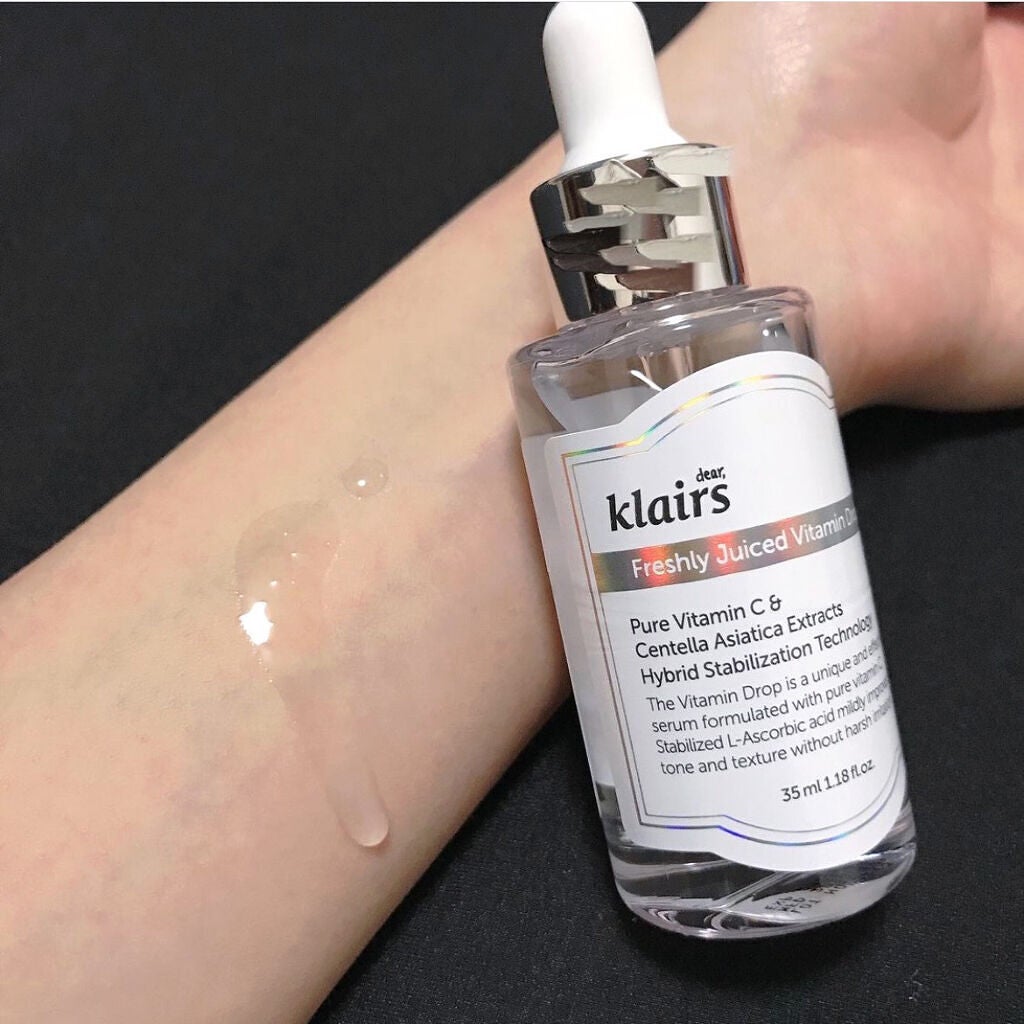 フレッシュリージュースドビタミンドロップ(35ml)/Klairs/美容液を使ったクチコミ(2枚目)