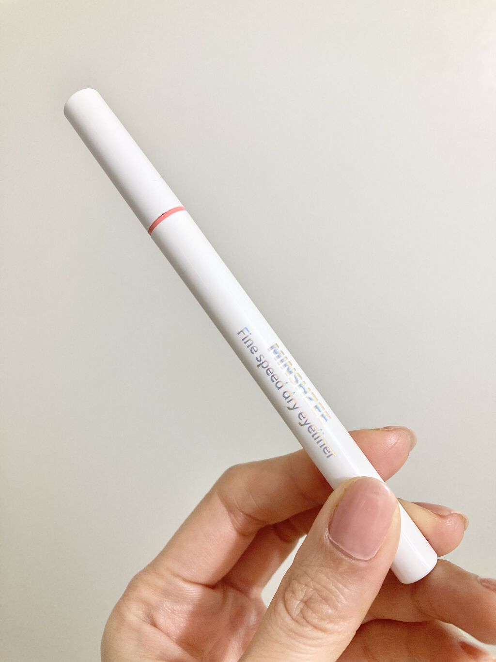 MINSHZEE  ファインスピードドライアイライナーのクチコミ「Qoo10メガ割おすすめ品です！💖
回し者ではありません🤣

ワインレッドだから
いろんなメイ.....」（3枚目）