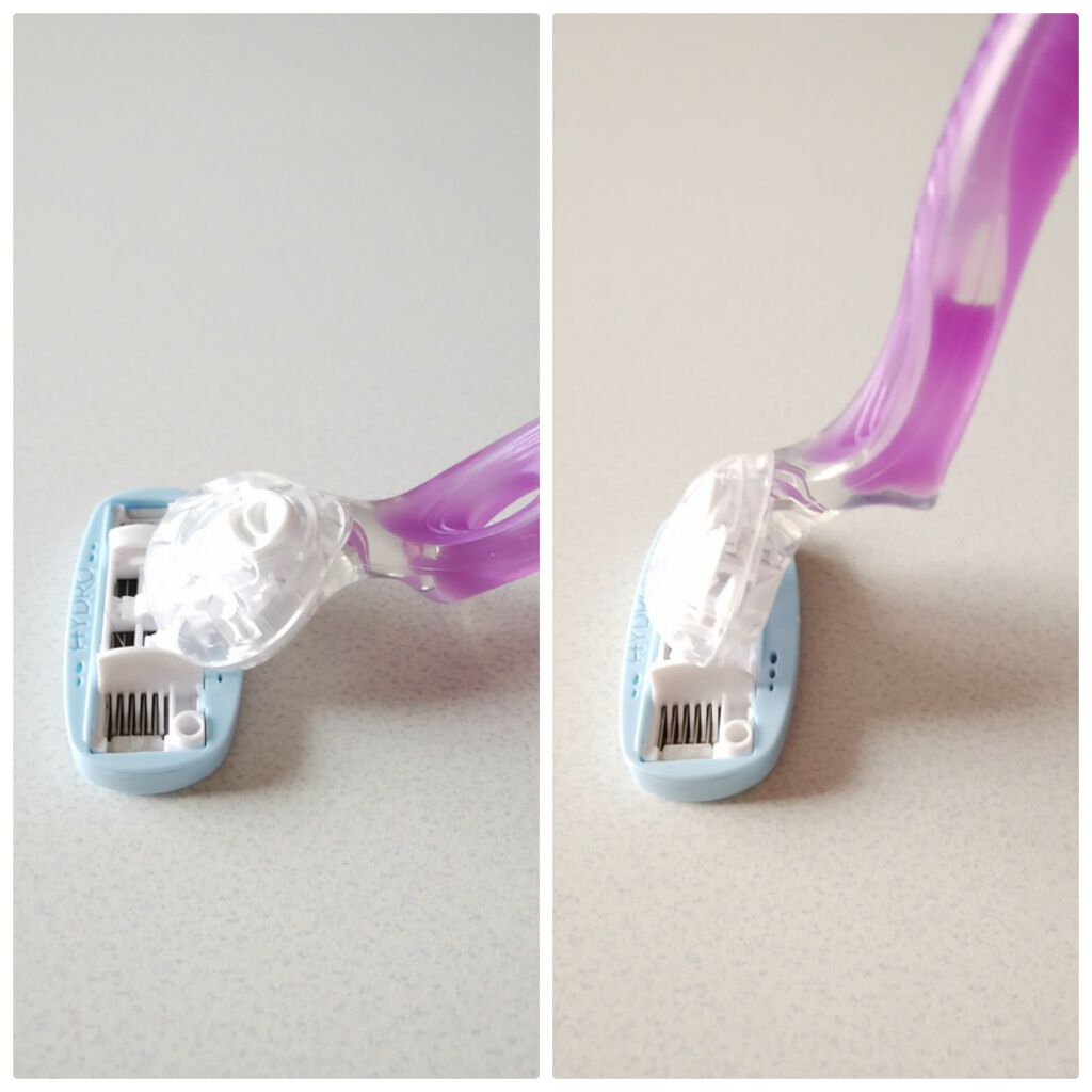 ハイドロシルク ホルダー （刃付き） お試し用/ハイドロシルク/シェーバーを使ったクチコミ（3枚目）