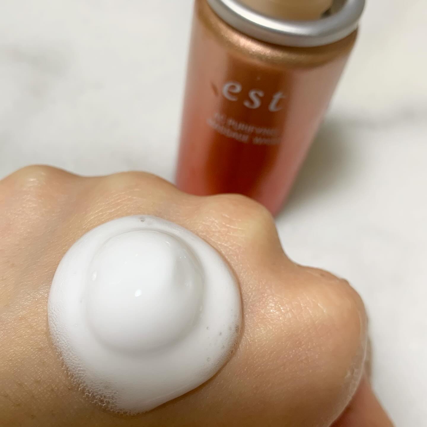 エスト AC ピュリファイ マッサージウォッシュ/est/泡洗顔を使ったクチコミ（2枚目）