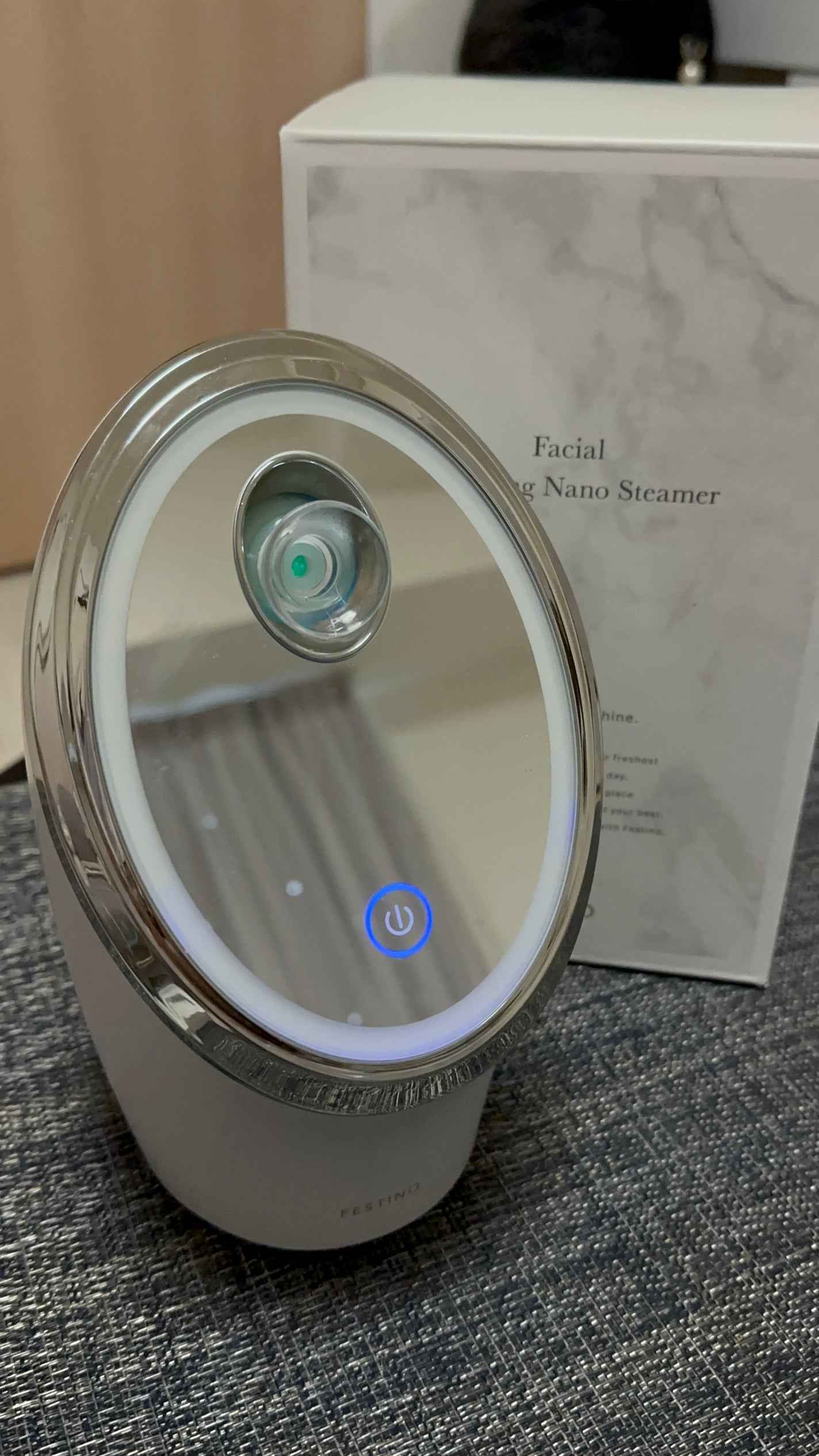 フェイシャルクレンジングナノスチーマー/FESTINO/美顔器・マッサージを使ったクチコミ(2枚目)