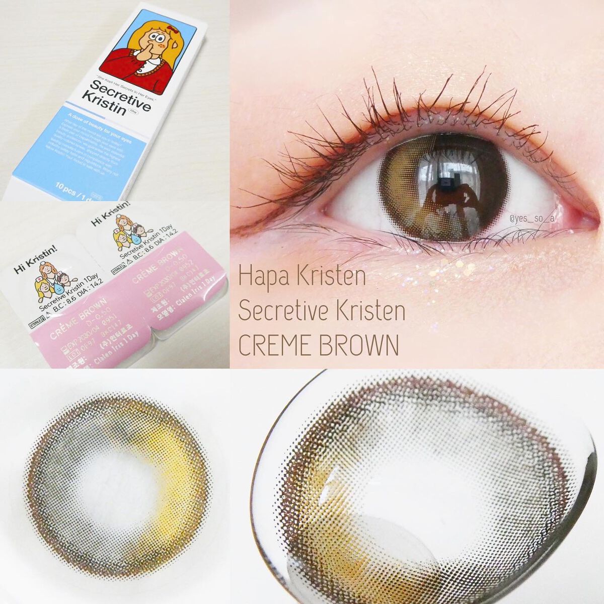 Secretive Kristen 1day/Hapa kristin/ワンデー（１DAY）カラコンを使ったクチコミ（2枚目）