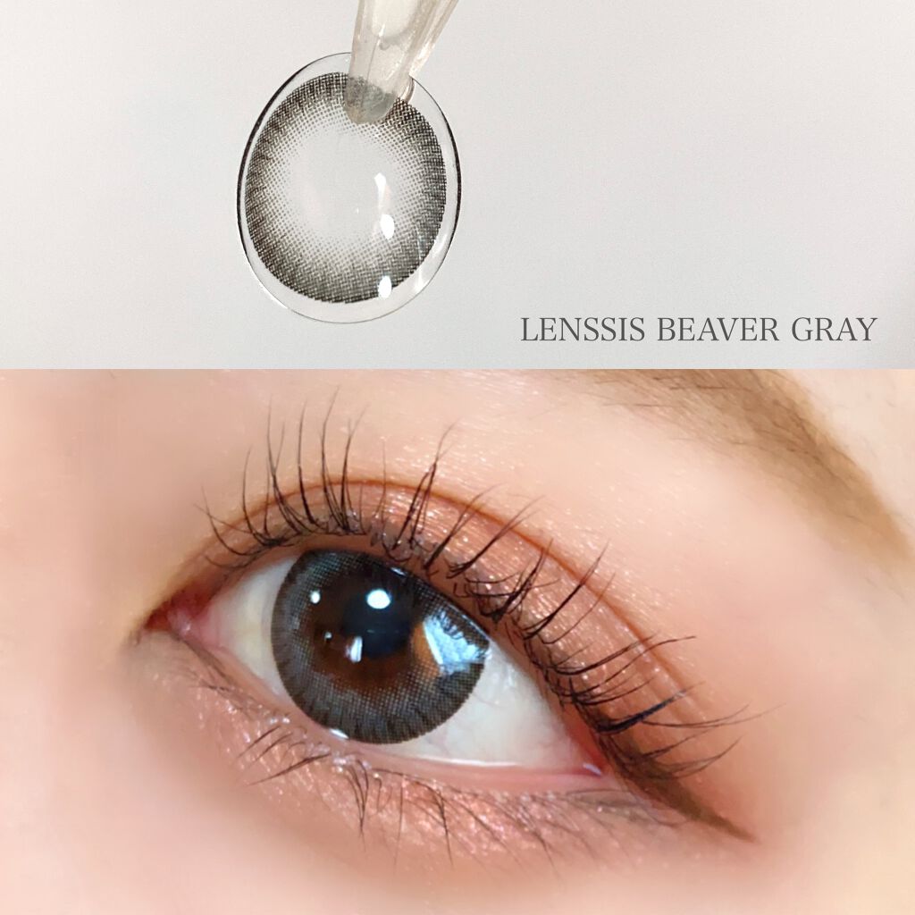 LENSSIS ビーバーシリーズのクチコミ「🖇𓊆 #LENSSIS 𓊇 ﻿

DIA: 14.2mm 着色直径: 13.5mm
BC: 8.....」（2枚目）
