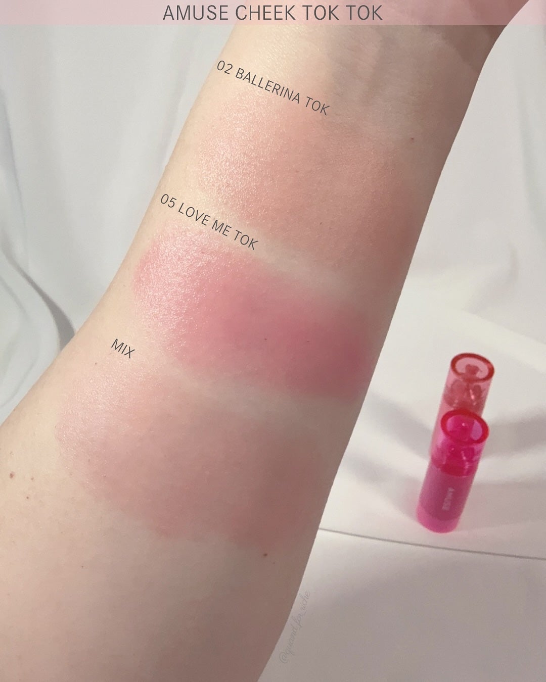 チークトクトク/AMUSE/リキッドチークを使ったクチコミ(6枚目)