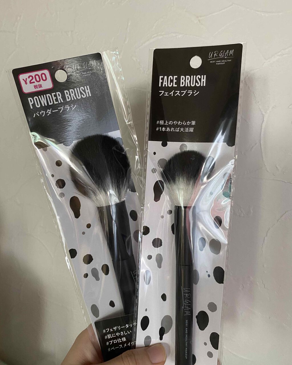 UR GLAM FACE BRUSH/U R GLAM/メイクブラシを使ったクチコミ(1枚目)