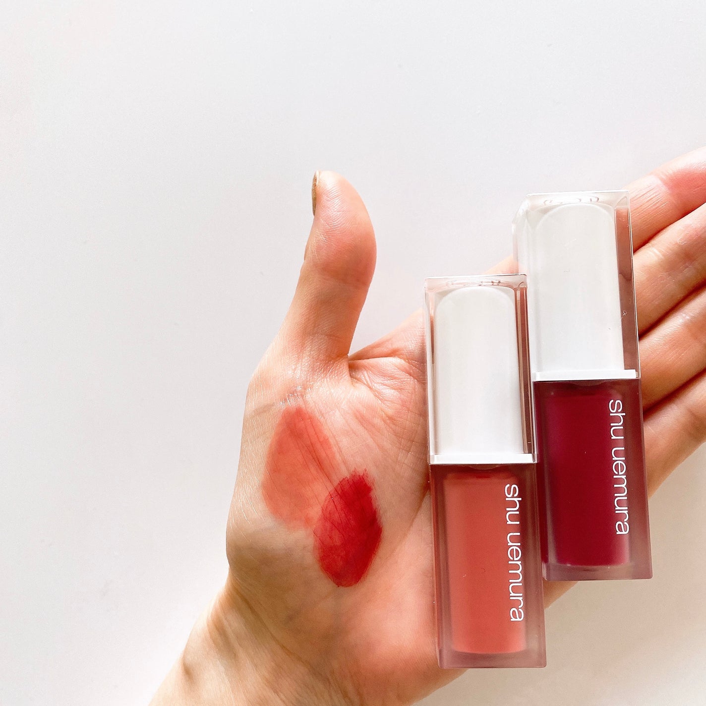 キヌケアグローアップ/shu uemura/口紅を使ったクチコミ(3枚目)