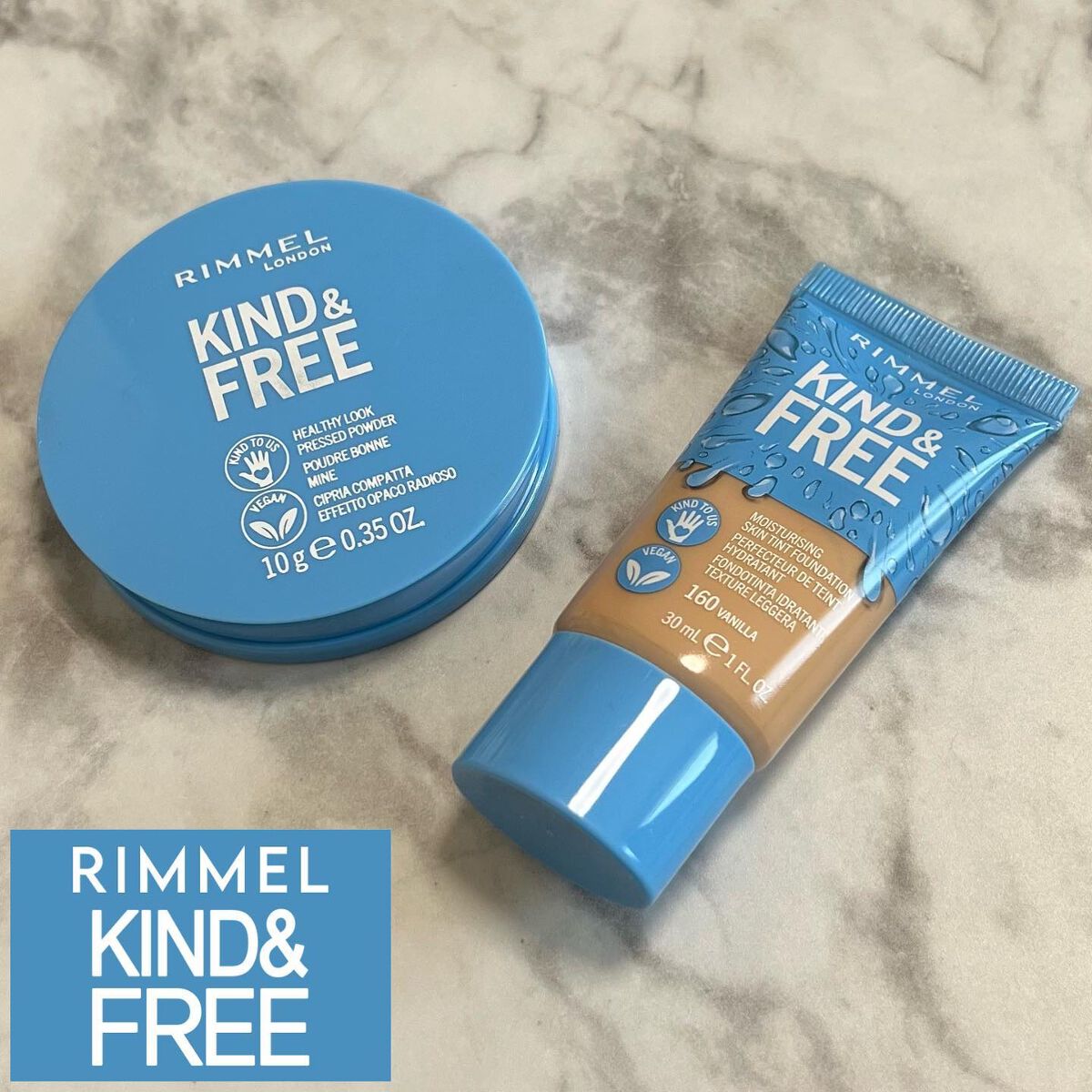 カインド&フリー モイストスキンティント/リンメル ロンドン/リキッドファンデーションを使ったクチコミ(1枚目)