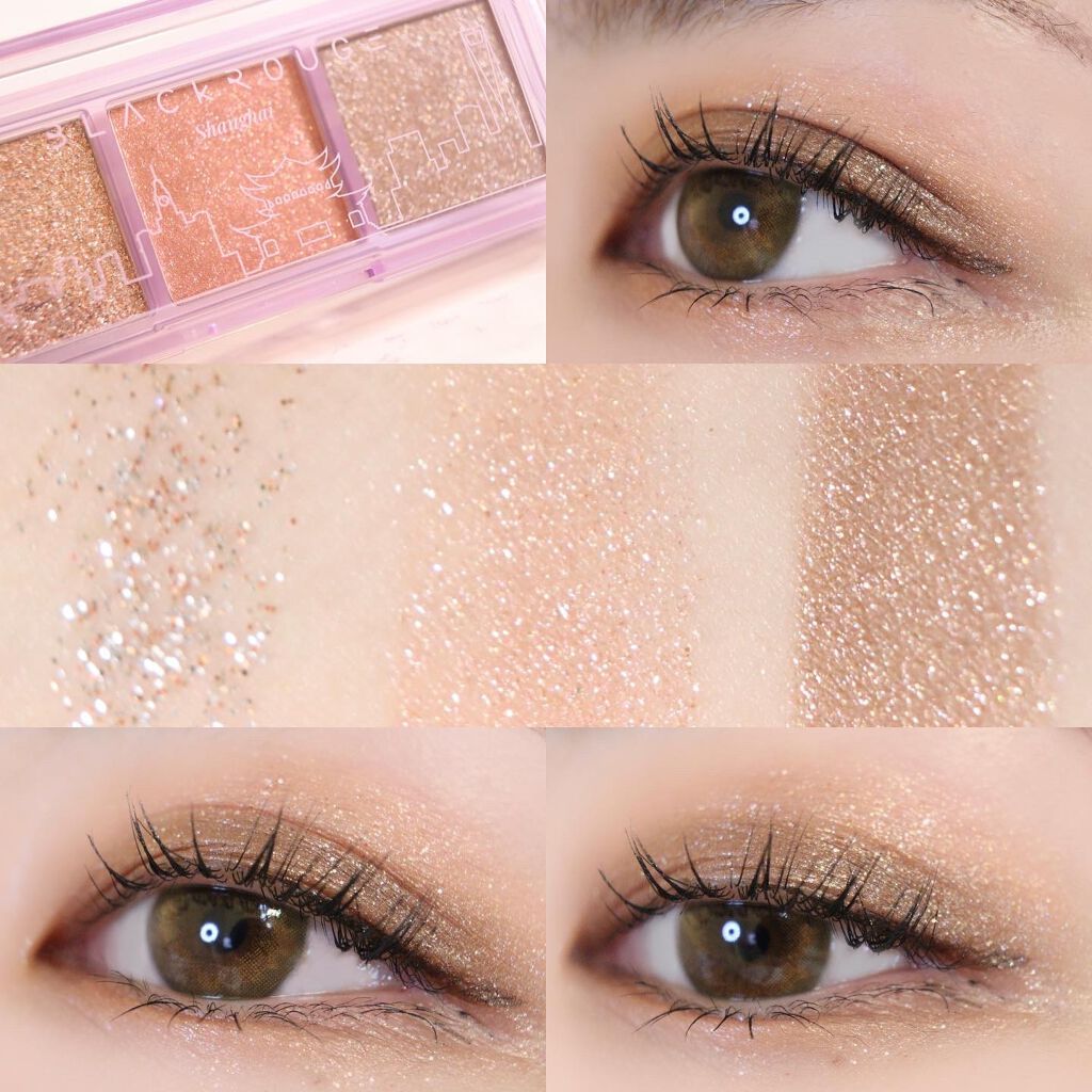 トリプルレイヤーアイパレット/BLACK ROUGE/アイシャドウパレットを使ったクチコミ（3枚目）