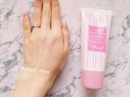パラソーラ ネオイルミスキン UV エッセンス LV 【ネオイルミ ラベンダー】/パラソーラ/日焼け止め・UVケアを使ったクチコミ(2枚目)