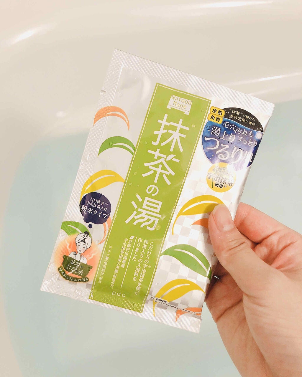 ワフードメイド 宇治抹茶の湯/pdc/保湿系入浴剤を使ったクチコミ(2枚目)