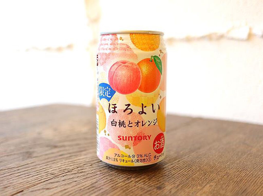 ほろよい 白桃とオレンジ/サントリー/ドリンクを使ったクチコミ（1枚目）