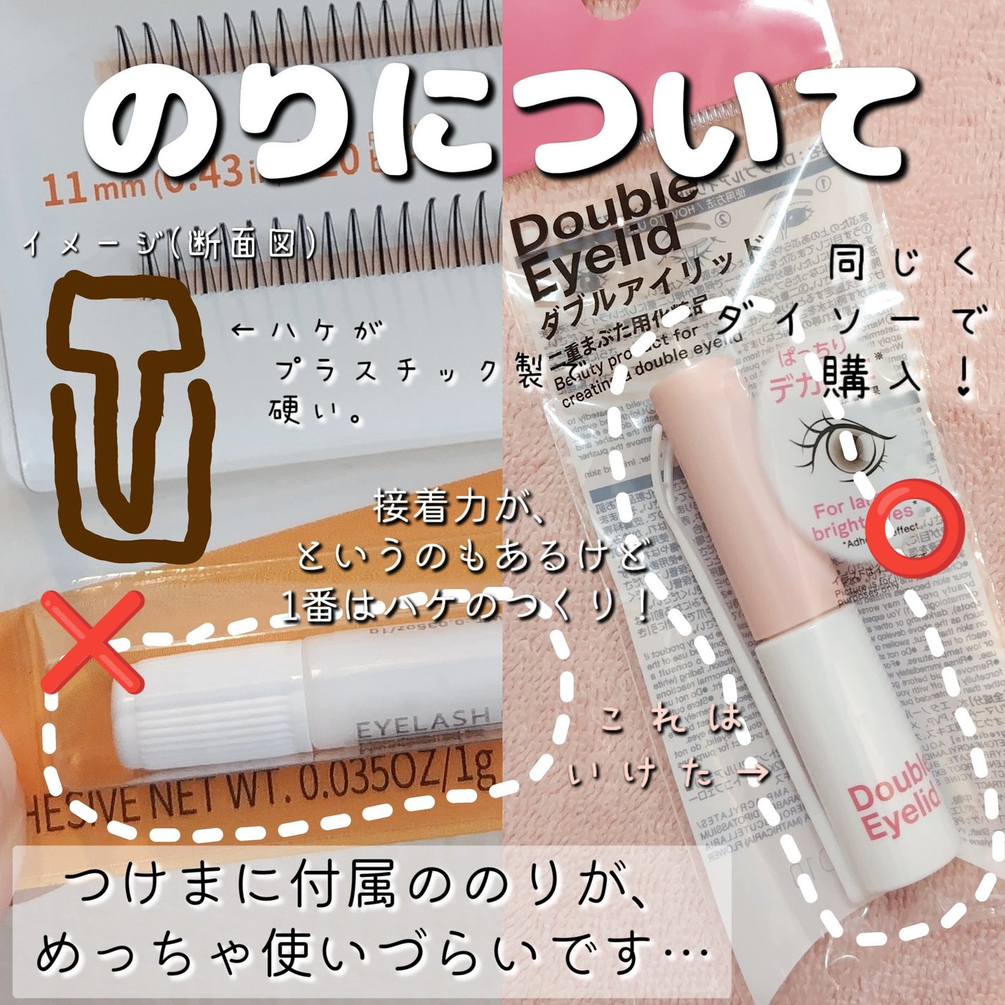 ダブルアイリッドAL/DAISO/二重まぶた用アイテムを使ったクチコミ(7枚目)