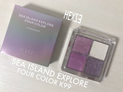 アイランドアドベンチャー4アイシャドウ/HEXZE(ヘックスゼ)/アイシャドウパレットを使ったクチコミ(1枚目)