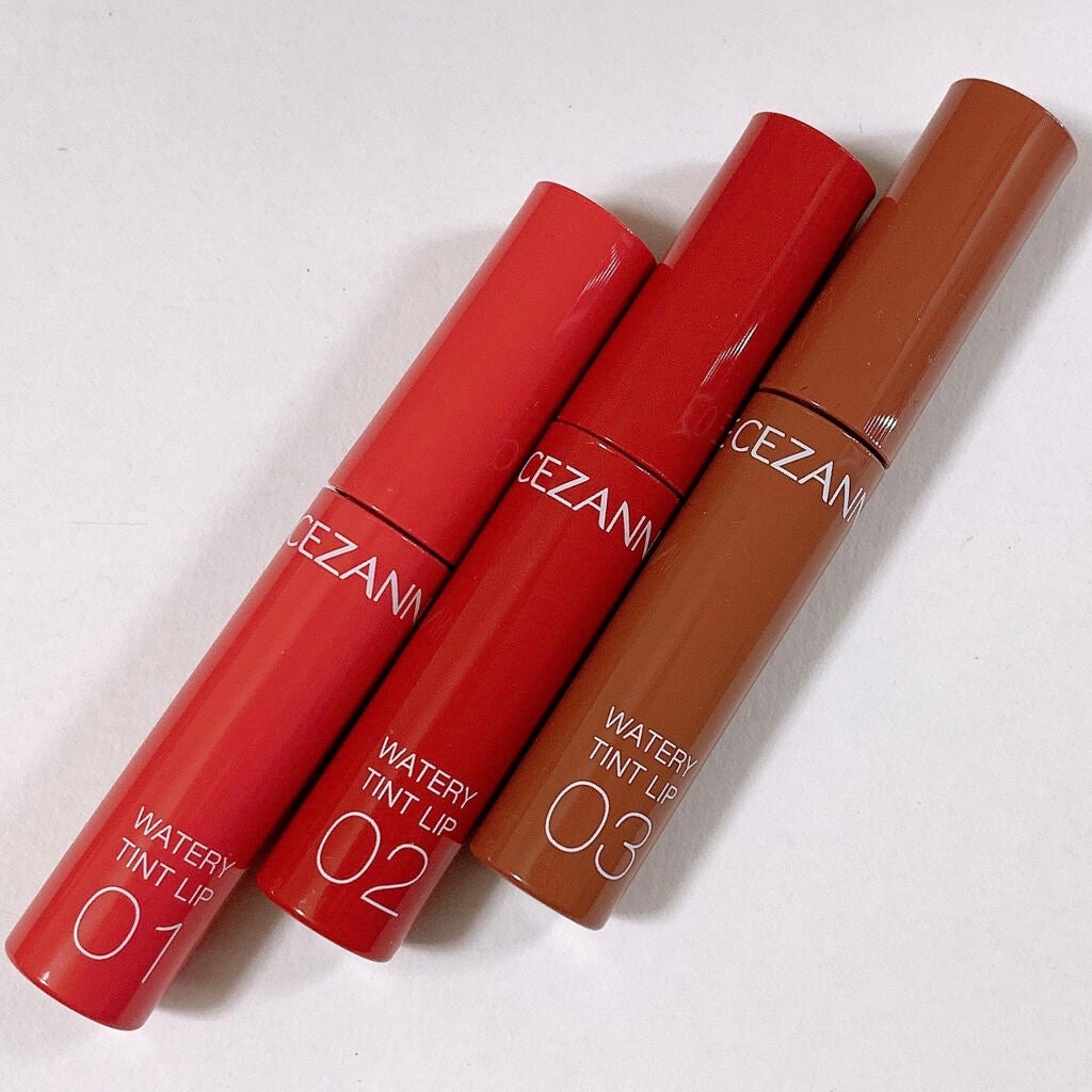 ウォータリーティントリップ/CEZANNE/リップティントを使ったクチコミ(1枚目)