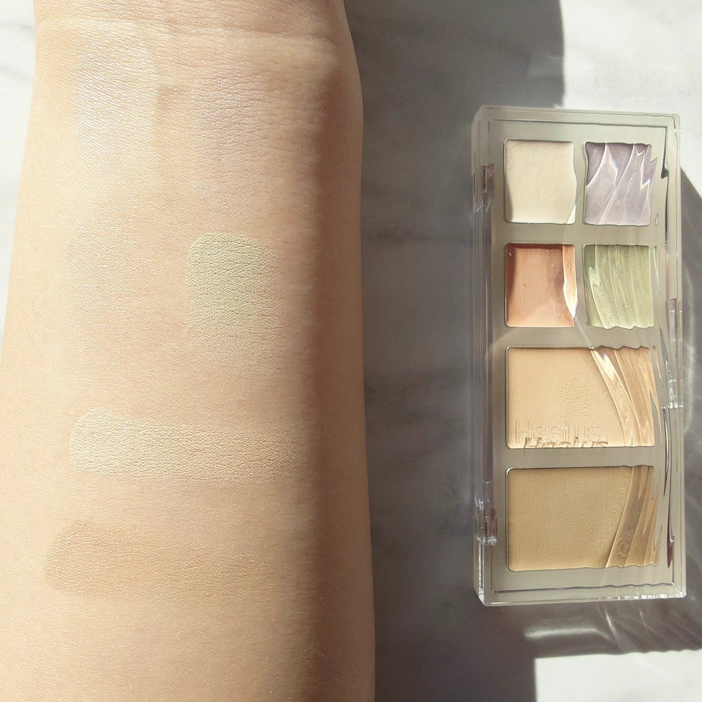 ブリージングコンシーラーパレット/Healus/パレットコンシーラーを使ったクチコミ(4枚目)
