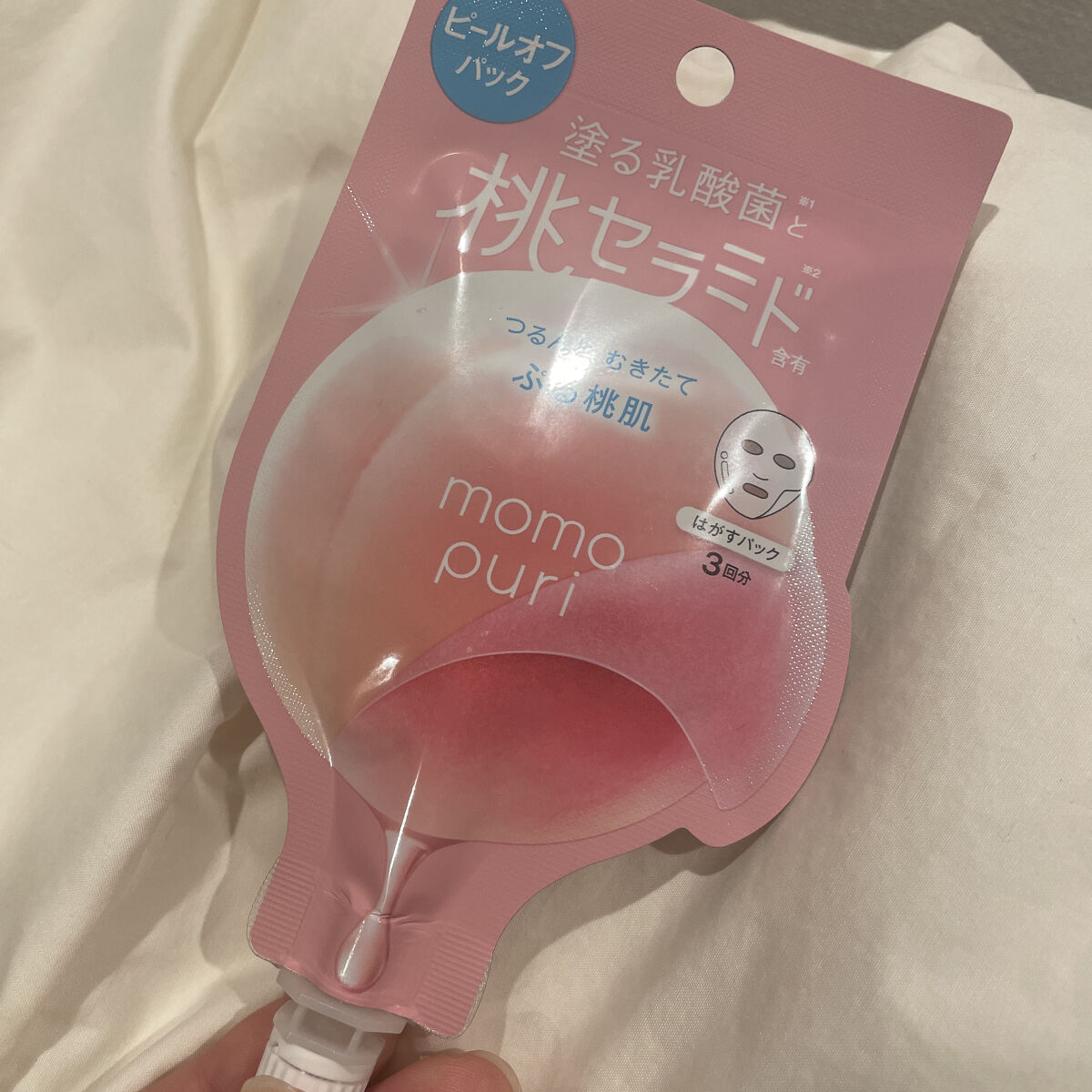 ももぷり フレッシュピールオフパック/ももぷり/ピーリングを使ったクチコミ（1枚目）