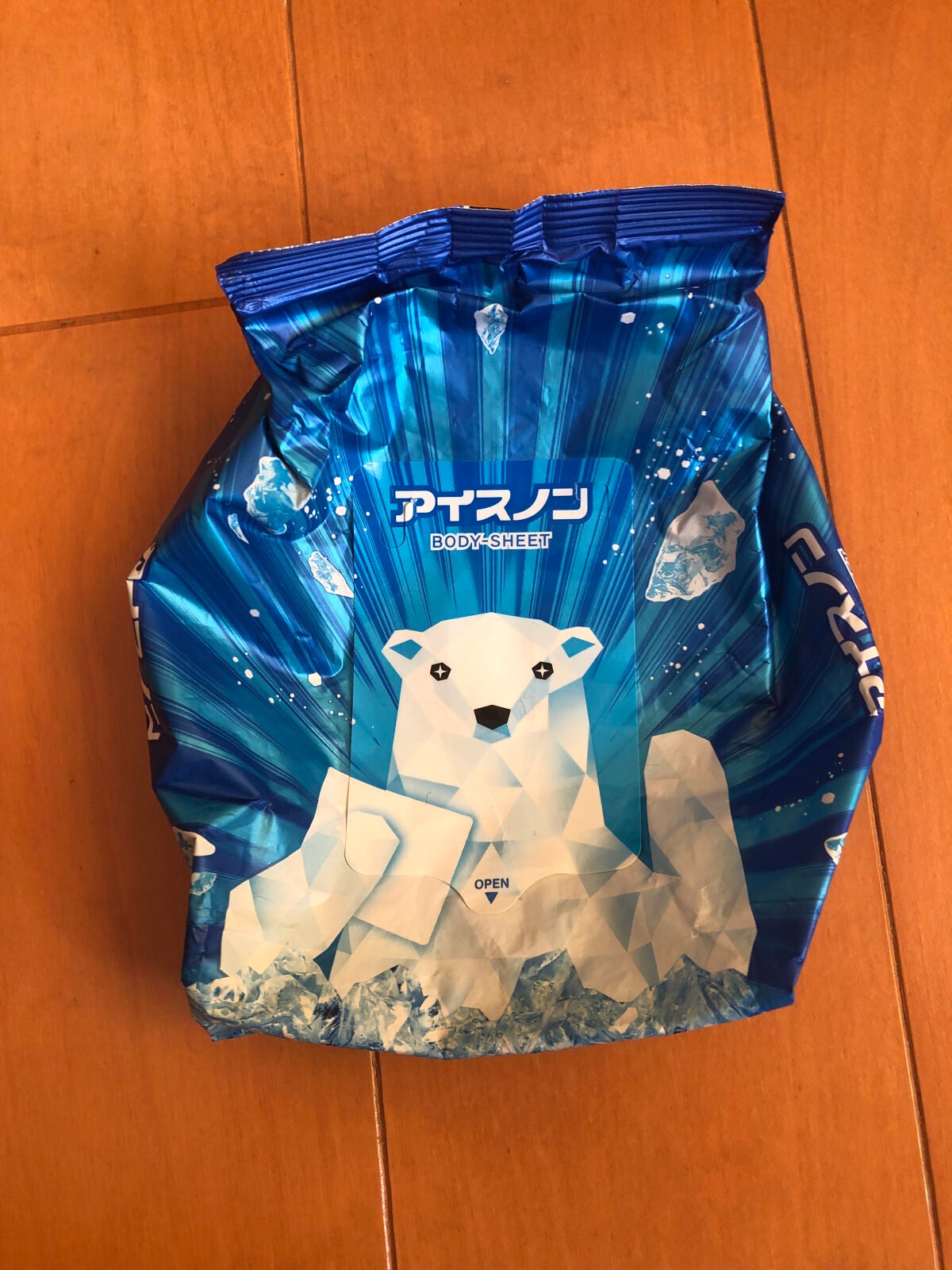 アイスノン 極冷えボディシート/アイスノン/ボディシートを使ったクチコミ(1枚目)