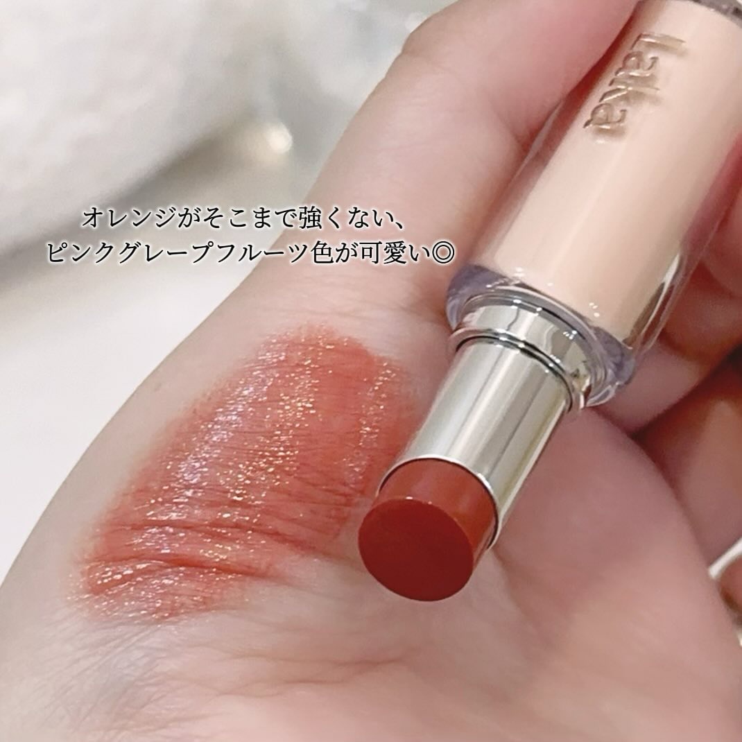 ボンディンググロウリップスティック 203 マーク/Laka/口紅を使ったクチコミ（2枚目）