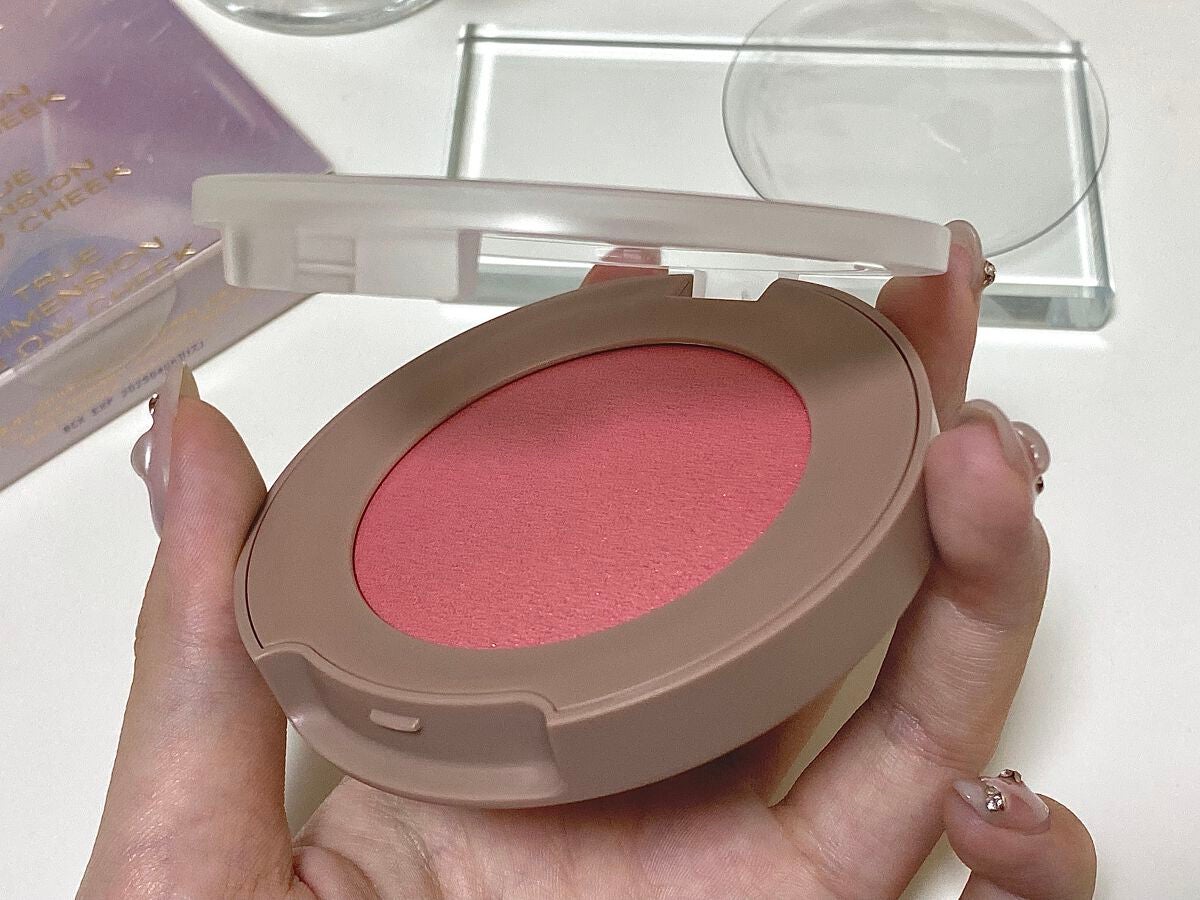 トゥルーディメンショングロウチーク/hince/パウダーチークを使ったクチコミ(4枚目)