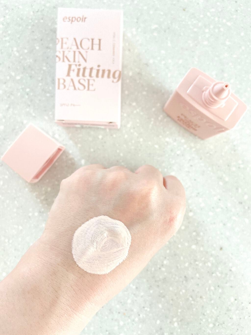 ピーチスキンフィッティングベース/espoir/化粧下地を使ったクチコミ(3枚目)