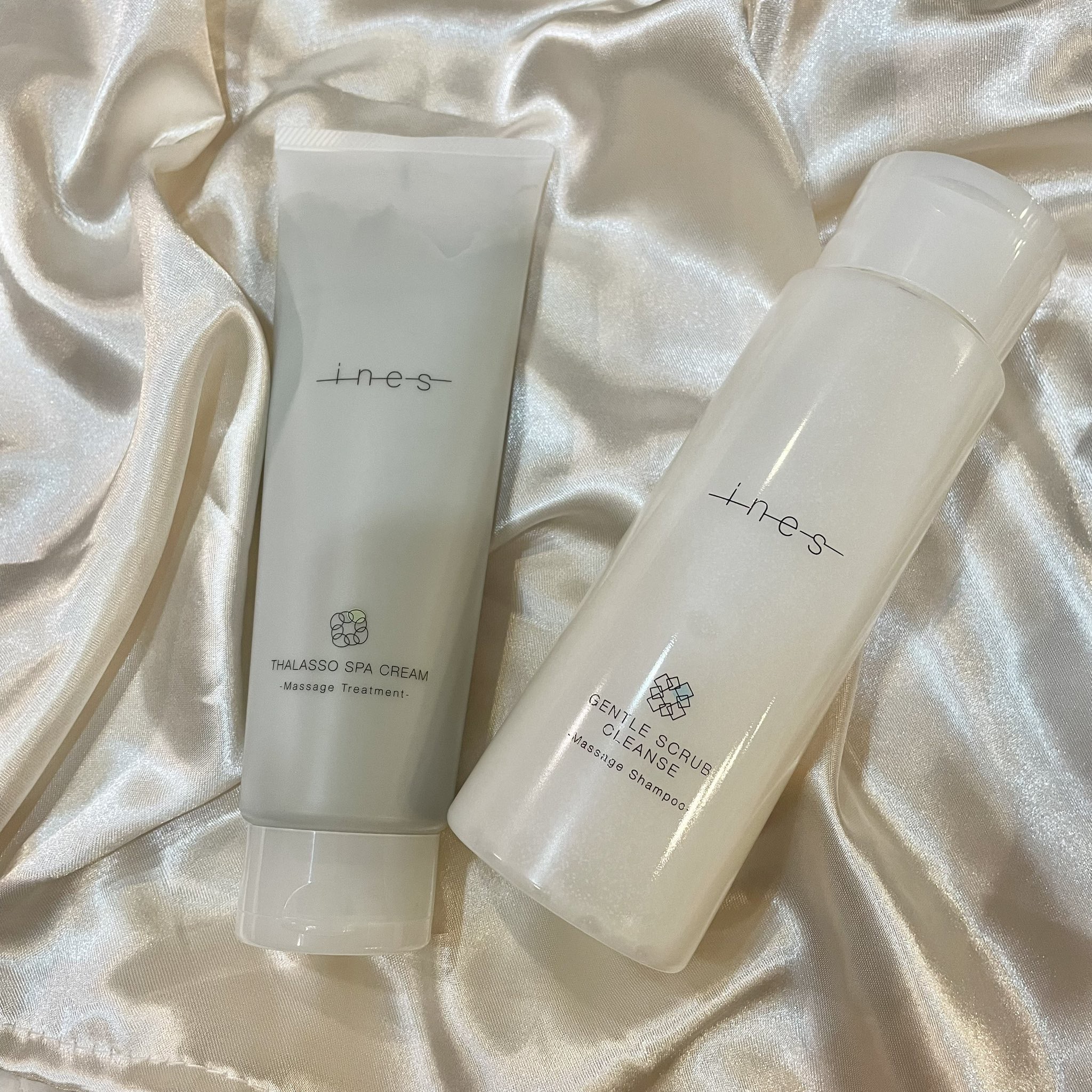 inesのマッサージシャンプー＆トリートメントで贅沢なスカルプケアを😳🤍
スクラブ入りのシャンプーで毛穴まわりの汚れをとる！頭皮がさっぱりするし、マッサージしたくなるシャンプー❤️
頭皮から労わっていきたい。🤍
#モニター企画_ine