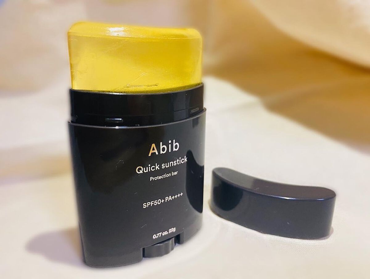トーンアップ サンスティック シルキーバー/Abib /日焼け止め・UVケアを使ったクチコミ(2枚目)