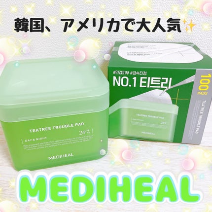 ティーツリー トラブルパッド/MEDIHEAL/トナーパッドを使ったクチコミ(1枚目)