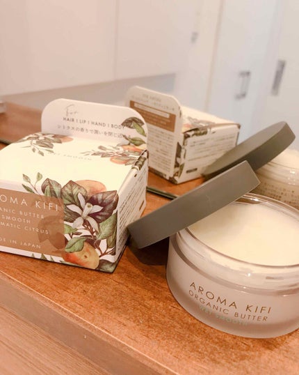 オーガニックバター ウェットスムース/AROMA KIFI/ヘアバームを使ったクチコミ(1枚目)