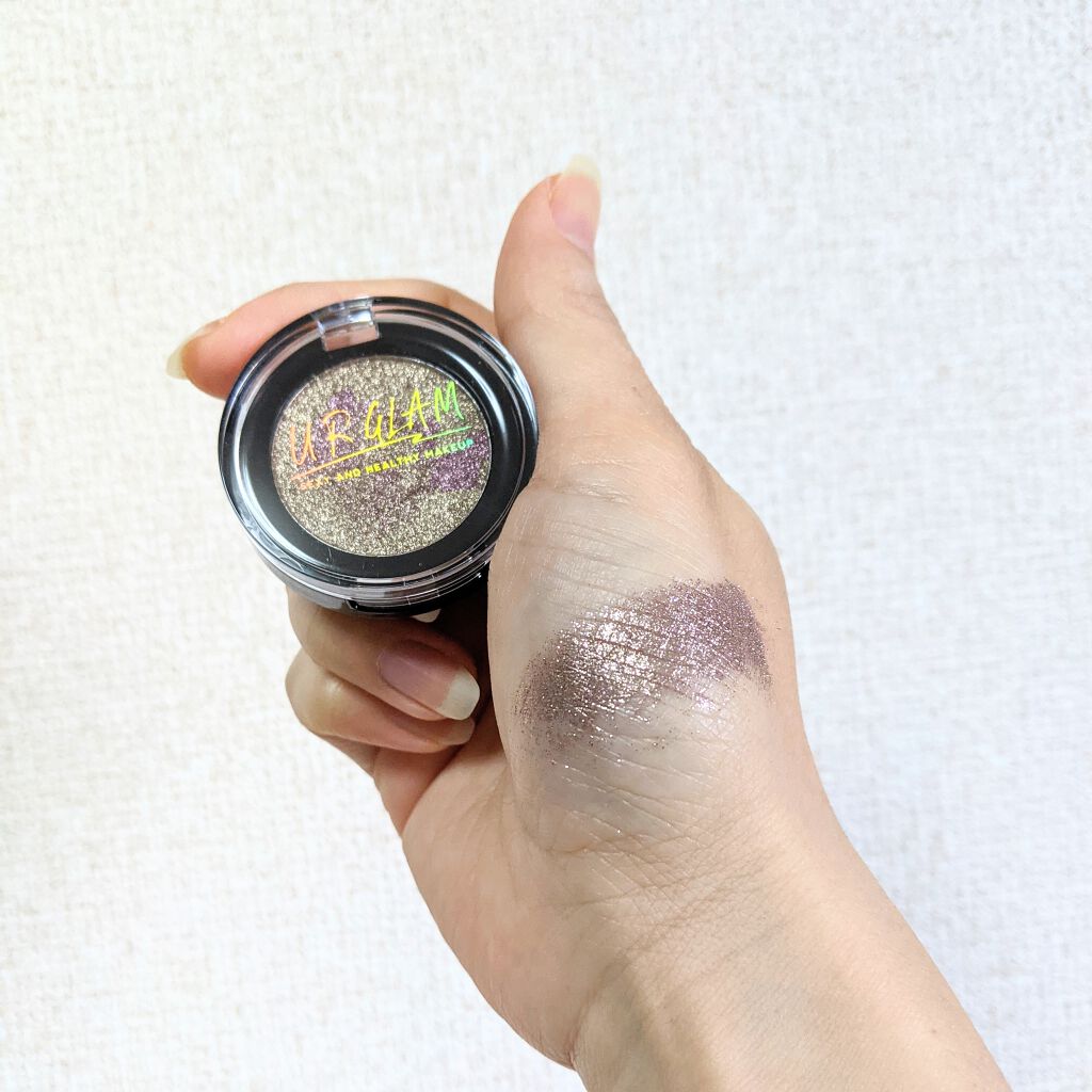 URGLAM　SPARKLE EYESHADOW/U R GLAM/単色アイシャドウを使ったクチコミ（3枚目）