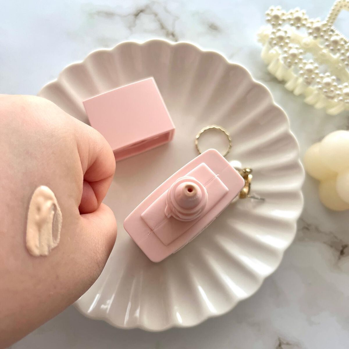 ピーチスキンフィッティングベース オールニュー SPF50 PA++++/espoir/化粧下地を使ったクチコミ（3枚目）