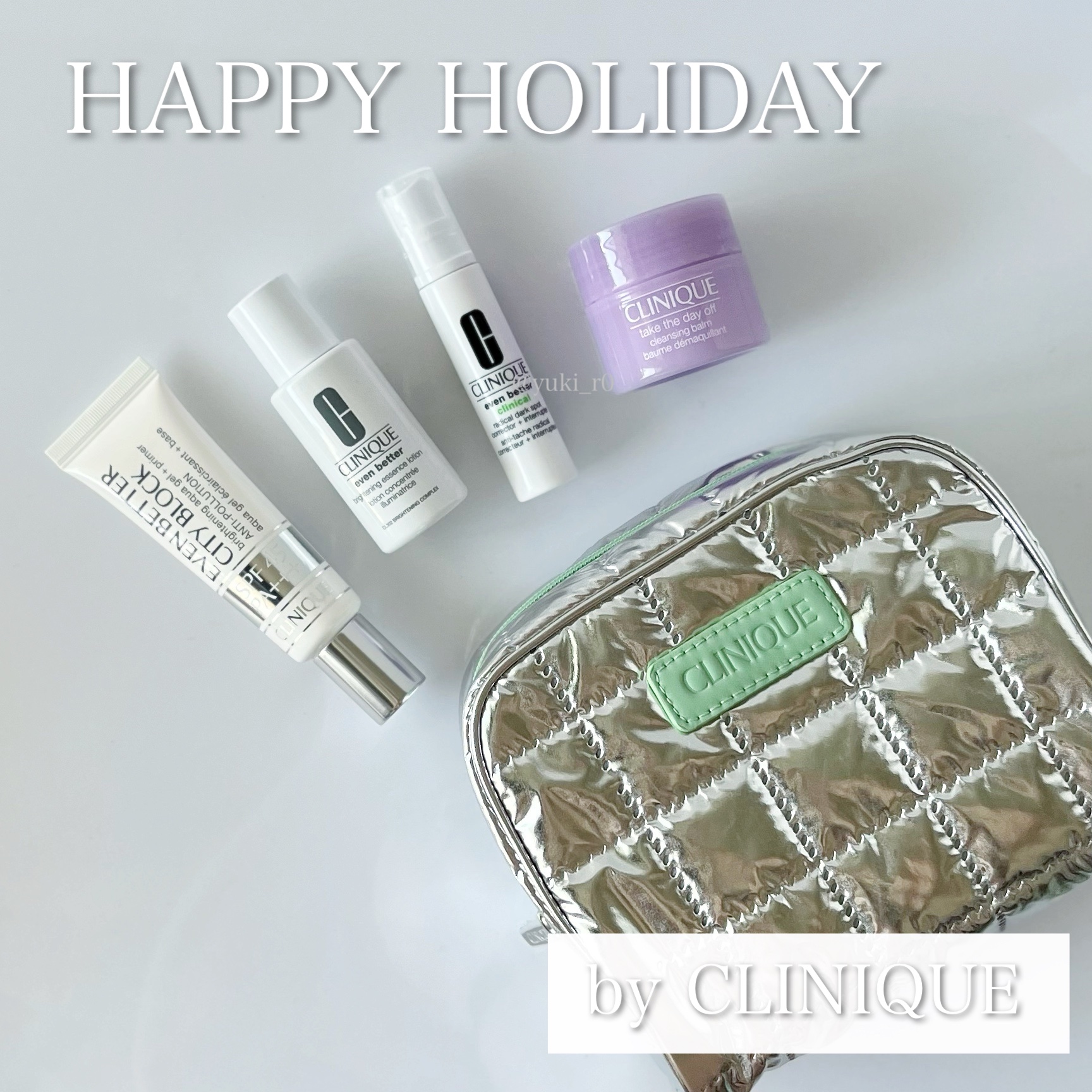 CLINIQUE 選べるイーブン ベター ベース メーク セットのクチコミ「\選べるイーブンベターベースメークセット/

指定の中から好みのベースメイクアイテムを
選んで.....」（1枚目）