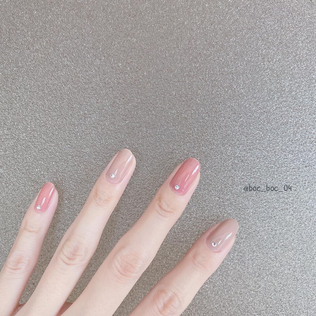 オフィスネイルのネイルデザイン】しずく ネイルポリッシュ