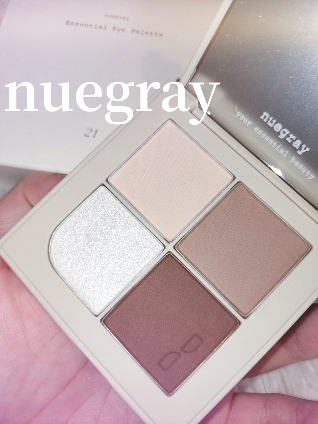 エッセンシャルアイパレット/nuegray/アイシャドウパレットを使ったクチコミ（1枚目）