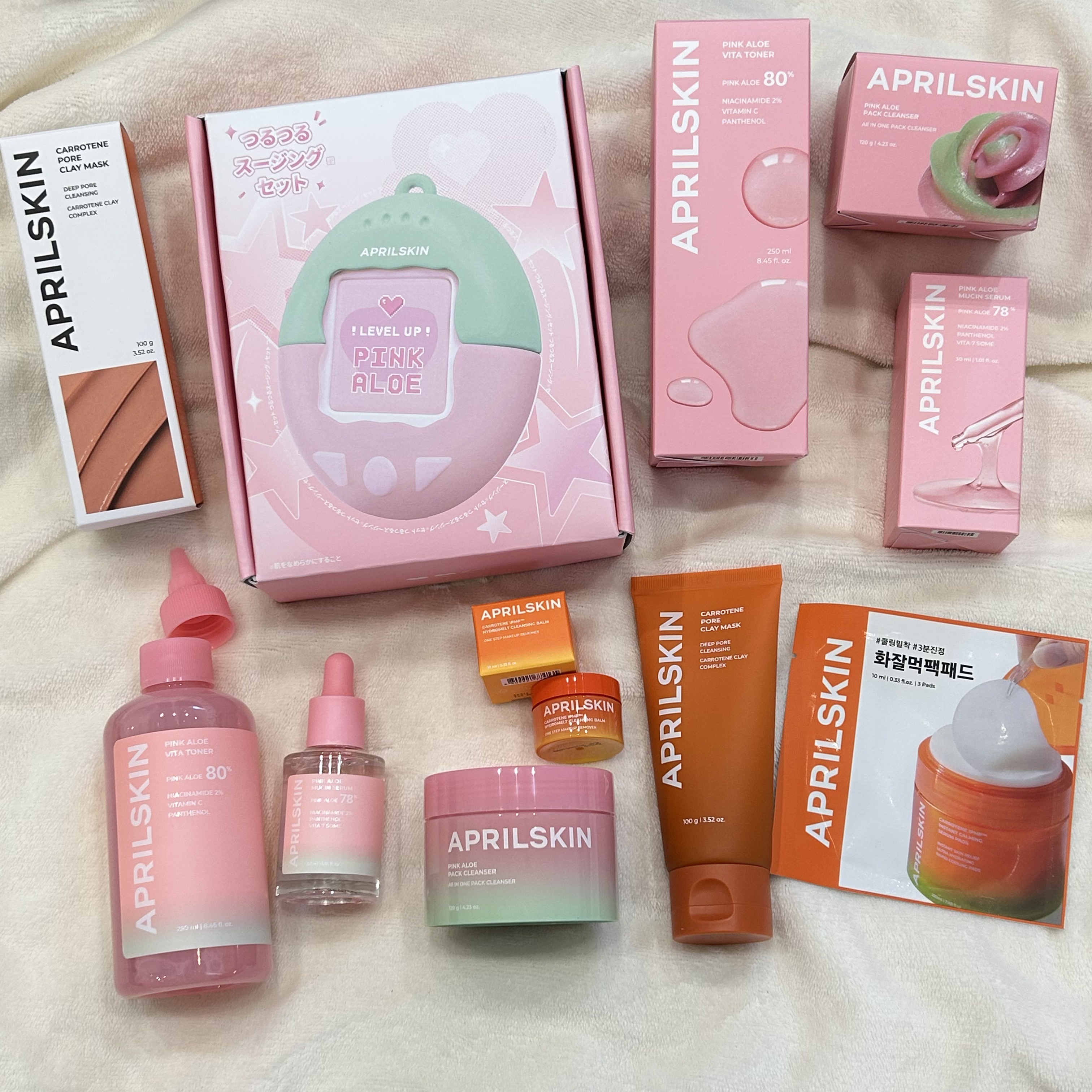 ピンクアロエビタトナー/APRILSKIN/化粧水を使ったクチコミ（1枚目）