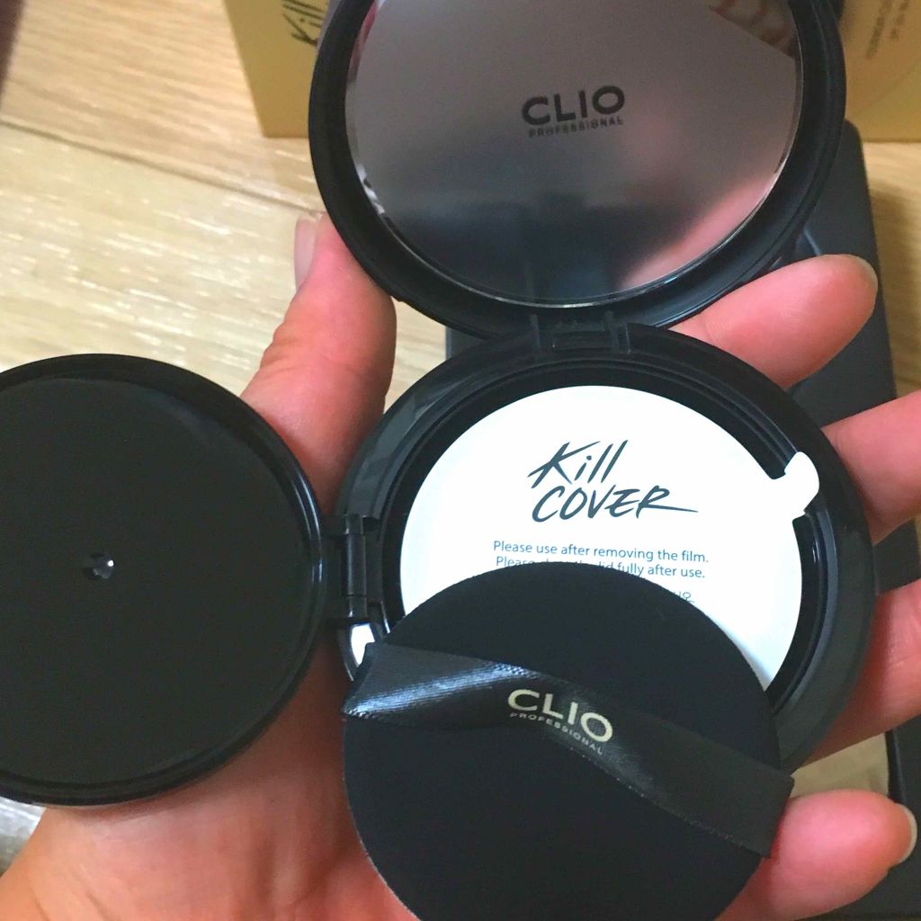 キル カバー ファンウェア クッション エックスピー/CLIO/クッションファンデーションを使ったクチコミ（2枚目）