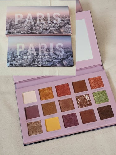 FOCALLURE
GO TRAVEL 15色アイシャドウパレット　PARIS

ポップカラーメイクに挑戦したくて購入しました🍉✨

環境にもお肌にも優しいヴィーガン·クルエルティーフリー😊粉質がよくラ