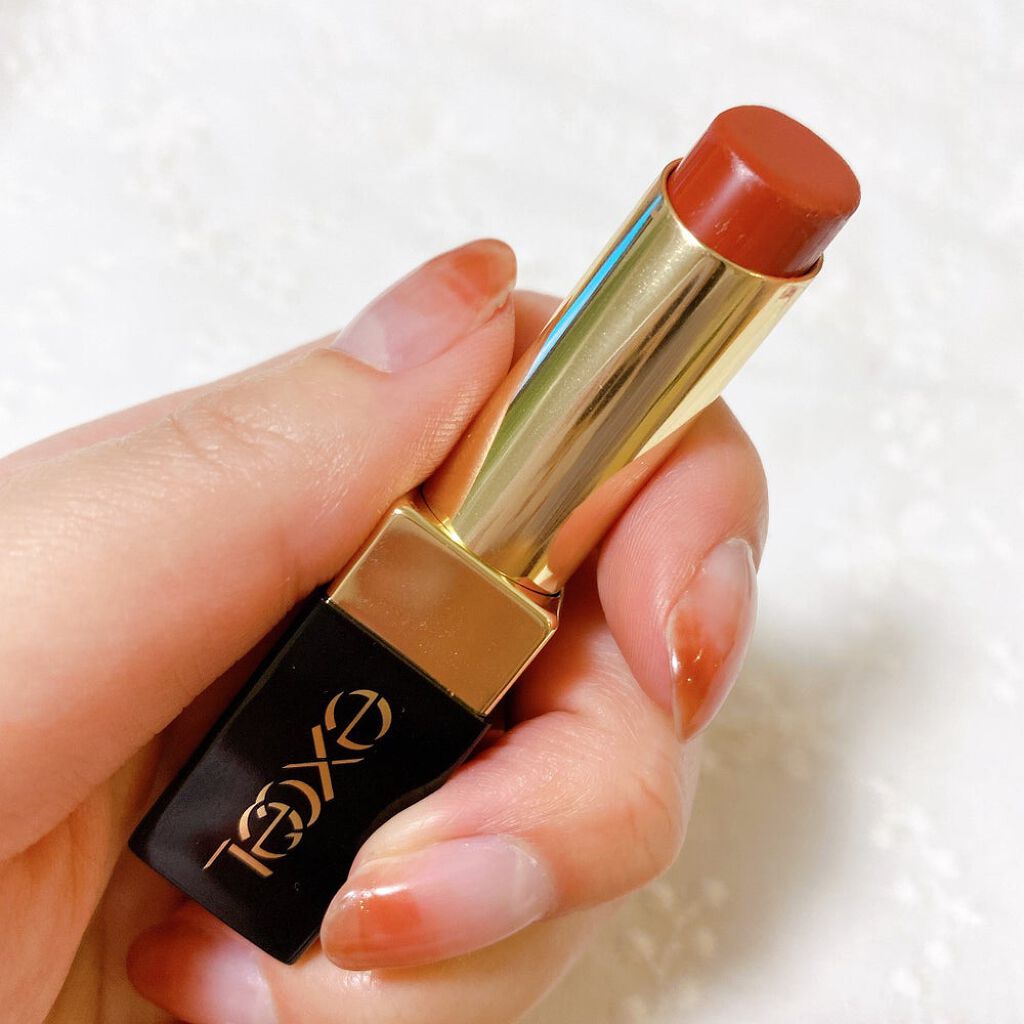 グレイズバームリップ GB12 ホットカラメル/excel/口紅を使ったクチコミ（1枚目）