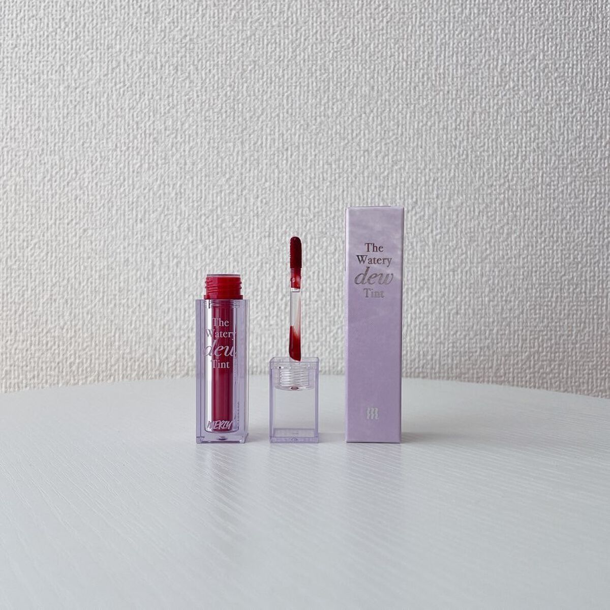 ザ ウォータリーデューティント/MERZY/リップティントを使ったクチコミ（1枚目）