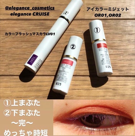 アイカラー ミジェット OR02/エレガンス クルーズ/ジェル・クリームアイシャドウの画像