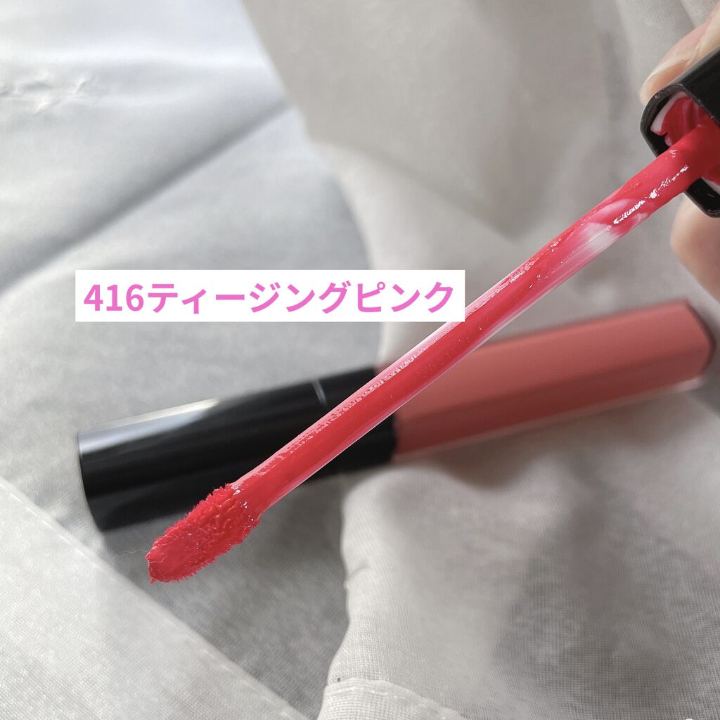 ルージュ ココ リップ ブラッシュ 414	テンダー ローズ/CHANEL/口紅を使ったクチコミ（3枚目）