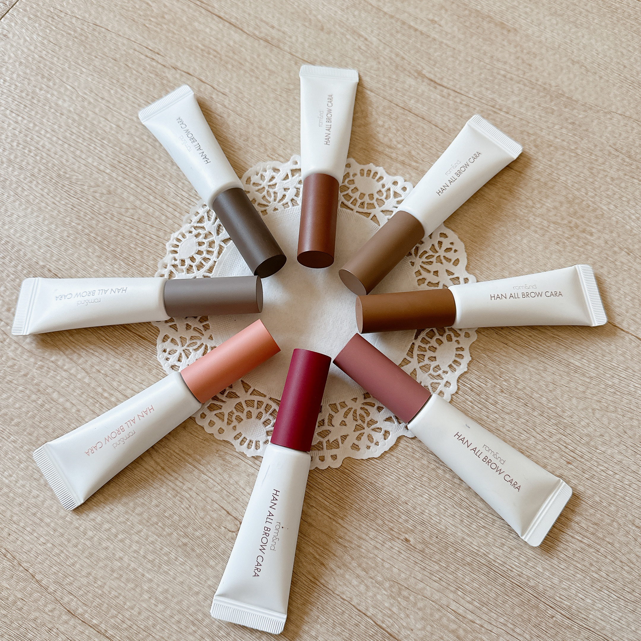 ハンオールブロウカラ/rom&nd/眉マスカラを使ったクチコミ（2枚目）