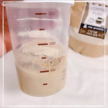 COFFEE PURE（ソイプロテイン）/ピュアパートナー/ドリンクを使ったクチコミ（6枚目）