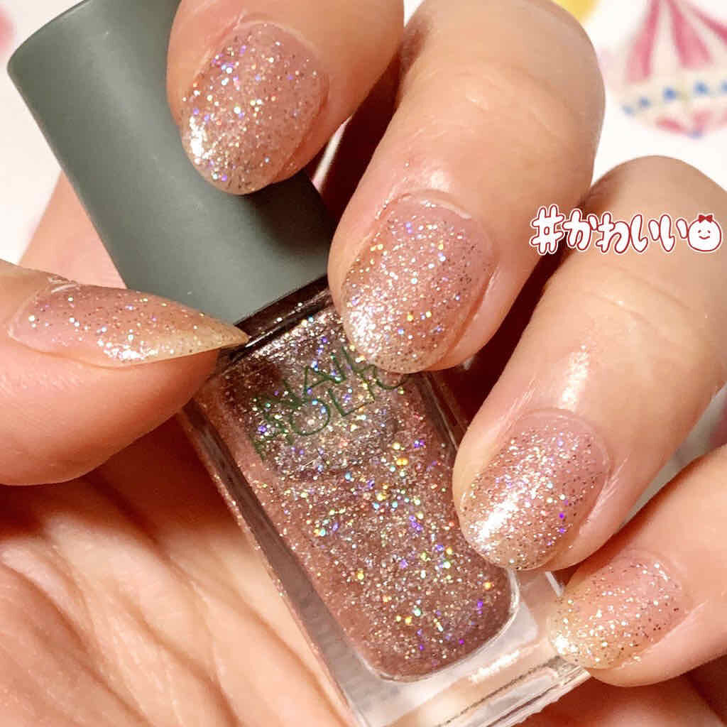 ネイルホリック リミテッドカラー Sparkle ornament PK870/ネイルホリック/マニキュアを使ったクチコミ（2枚目）