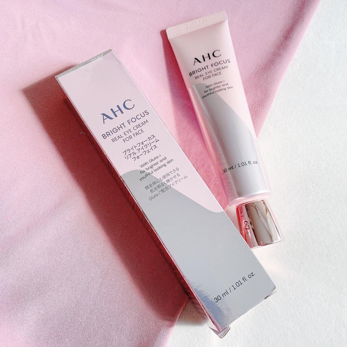 ブライト フォーカス リアル アイクリーム フォーフェイス/AHC/アイケア・アイクリームを使ったクチコミ(1枚目)