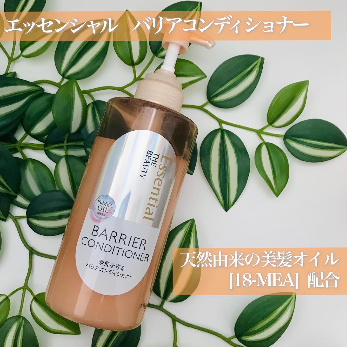 ザビューティ 髪のキメ美容素髪を守る バリアシャンプー/コンディショナー/エッセンシャル/シャンプー・コンディショナーを使ったクチコミ（3枚目）