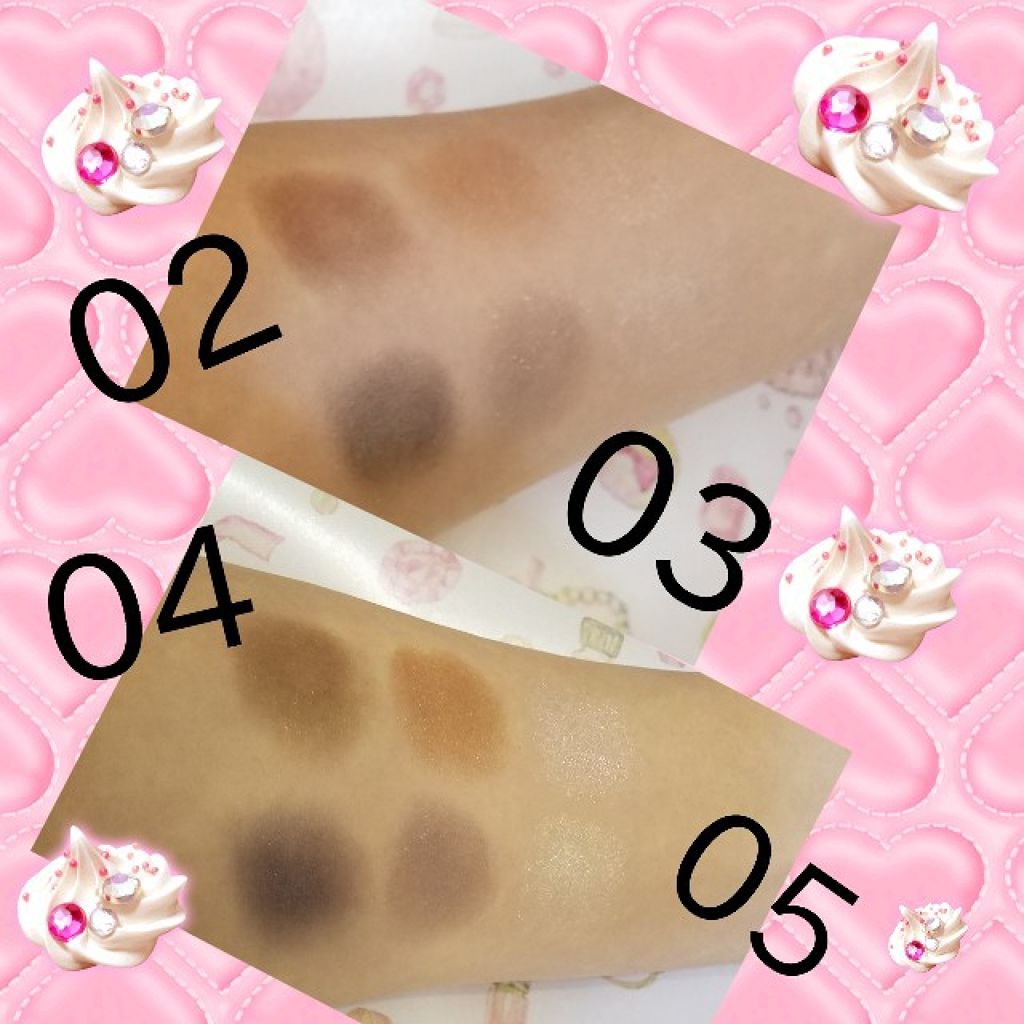 トーンアップアイシャドウ/CEZANNE/アイシャドウパレットを使ったクチコミ（2枚目）