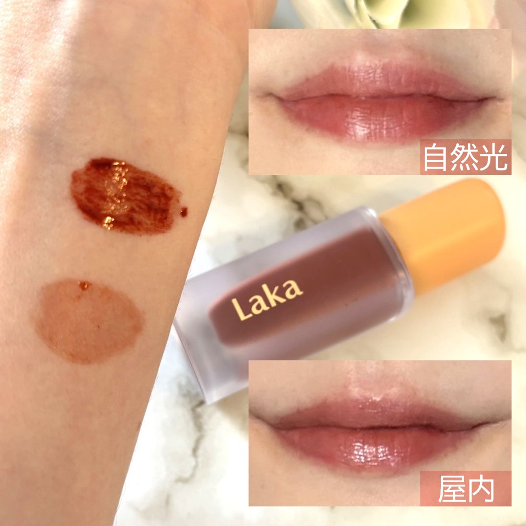 フルーティーグラムティント/Laka/リップティントを使ったクチコミ(2枚目)