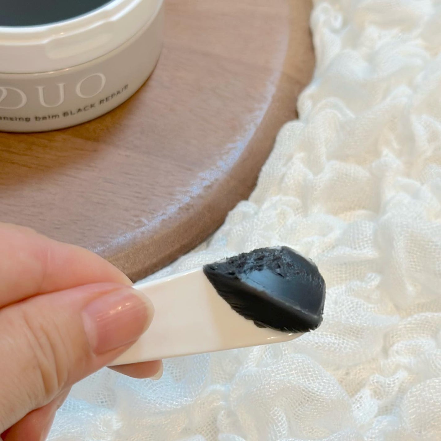 デュオ ザ クレンジングバーム ブラックリペア /DUO/クレンジングバームを使ったクチコミ(3枚目)